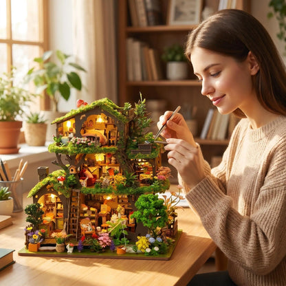 Time Treehouse DIY Miniature Kit MISS IRON