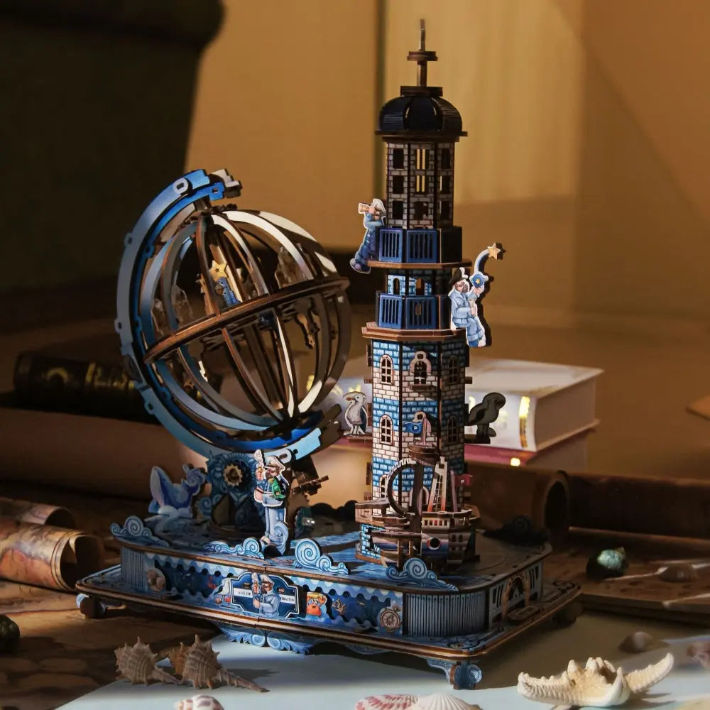 Ugeargeek Ocean Symphony: Musical Globe & Lighthouse Ugeargeek