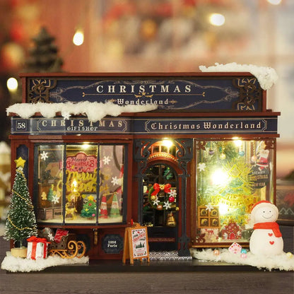 Christmas Wonderland DIY Miniature Dollhouse Kit MISS IRON