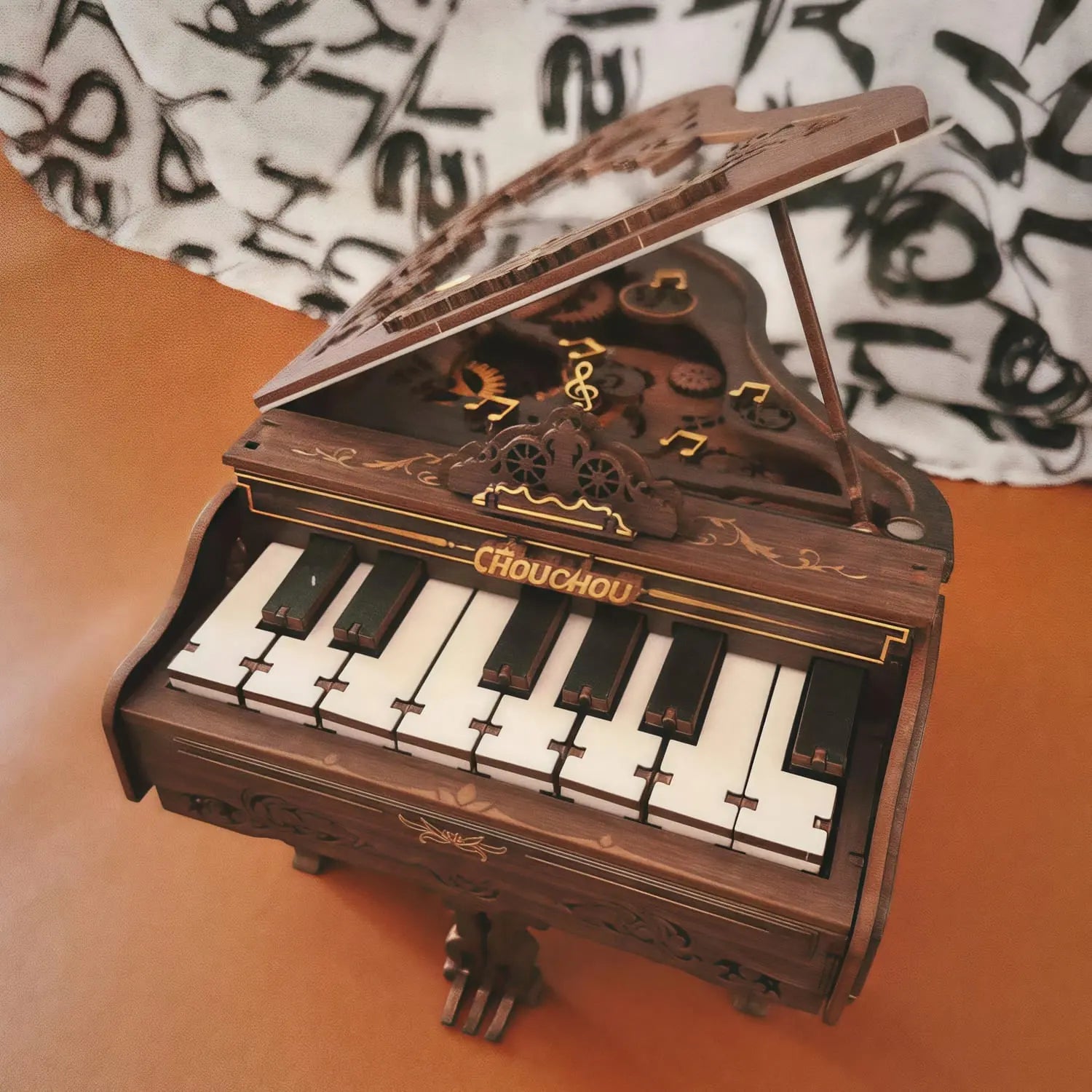 Playable Piano 3D Wooden Puzzle MISS IRON