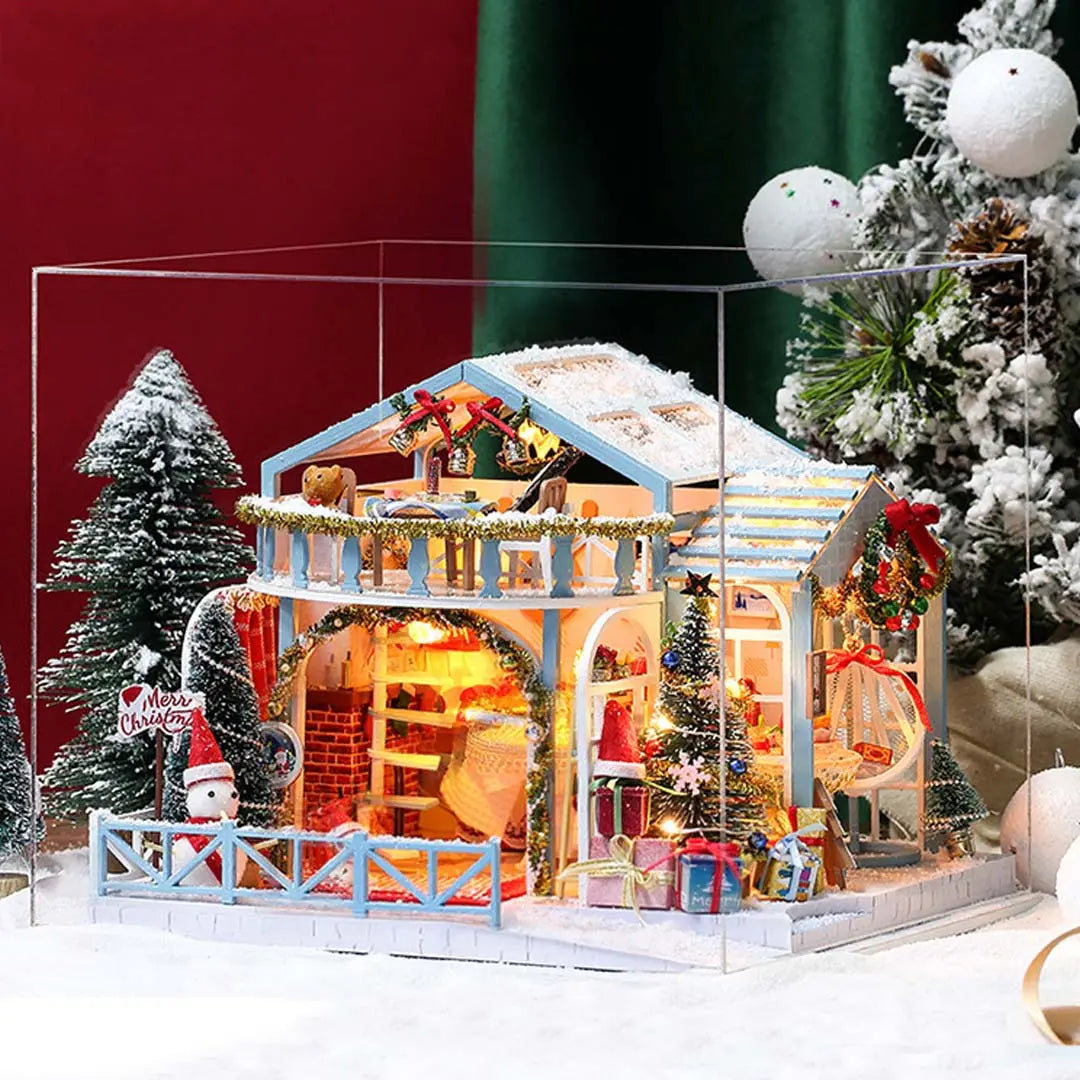 Christmas Night DIY Miniature House Kit MISS IRON