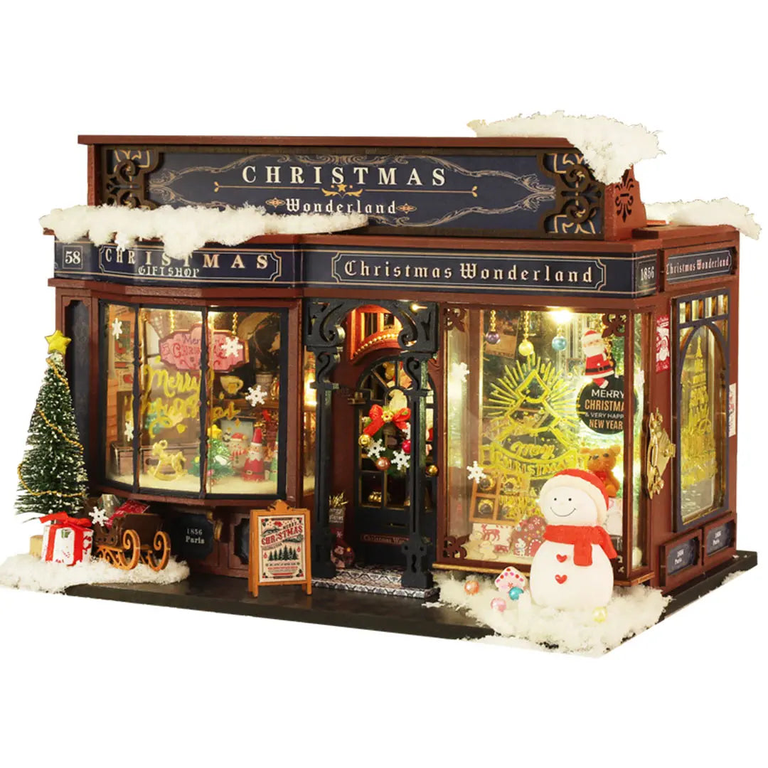 Christmas Wonderland DIY Miniature Dollhouse Kit MISS IRON