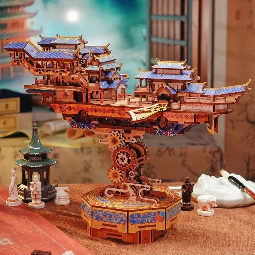 Rokrgeek Wind Voyager 3D Wooden Puzzle Rokr Geek