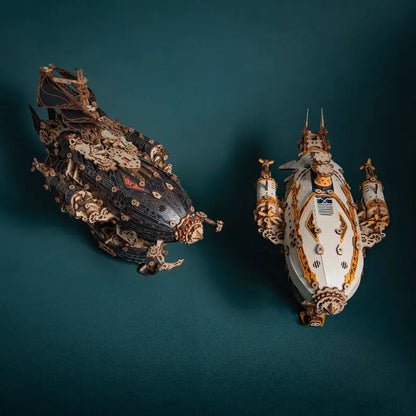 Steampunk Airships 3D Wooden Puzzle - MISSIRON