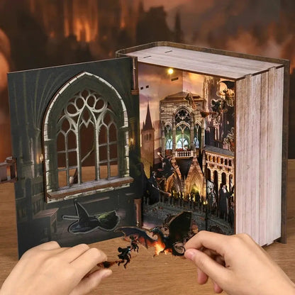 Wizard Flying Academy Book Nook Kit MISS IRON