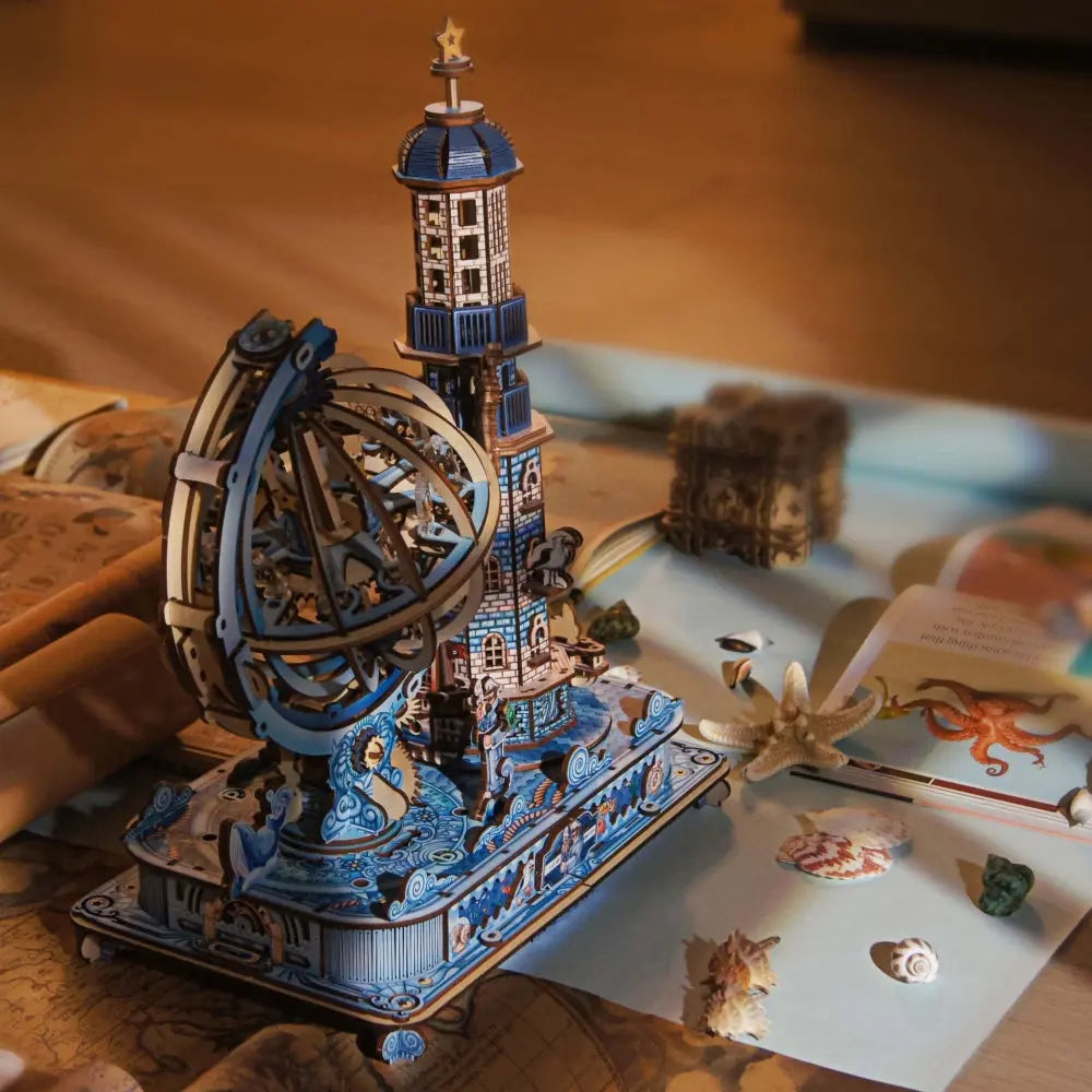 Ugeargeek Ocean Symphony: Musical Globe & Lighthouse Ugeargeek