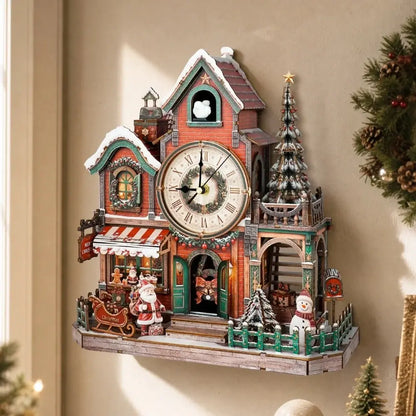 Joyful Christmas 3D Wooden Cuckoo Clock Puzzle MISS IRON