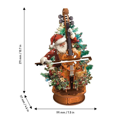 Christmas Cello Music Box MISS IRON