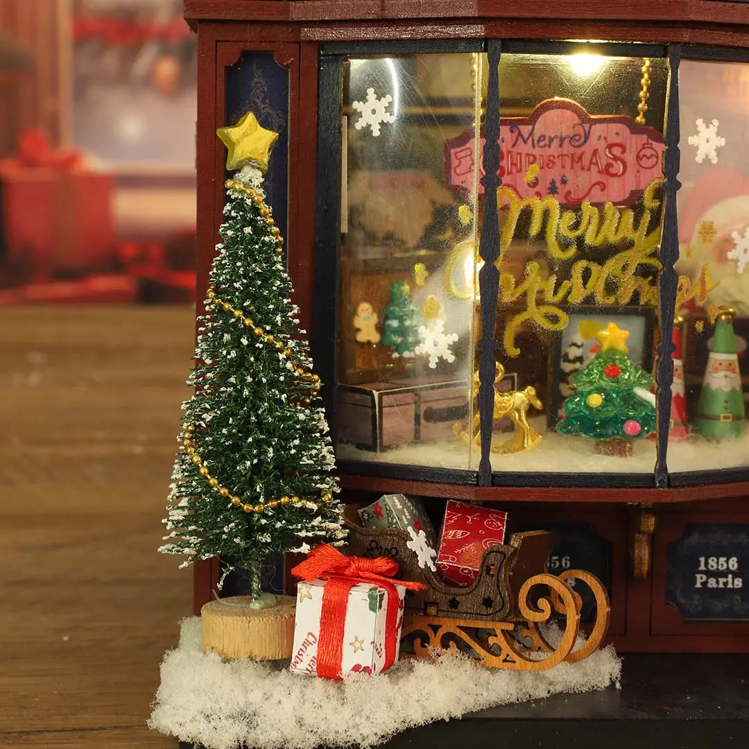 Christmas Wonderland DIY Miniature Dollhouse Kit MISS IRON