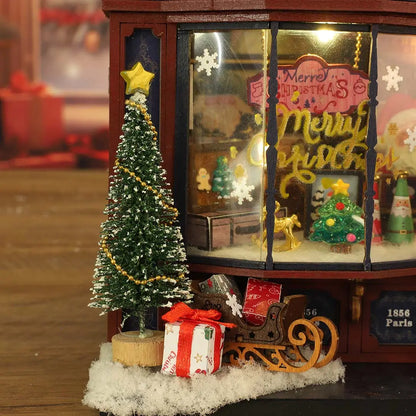 Christmas Wonderland DIY Miniature Dollhouse Kit MISS IRON
