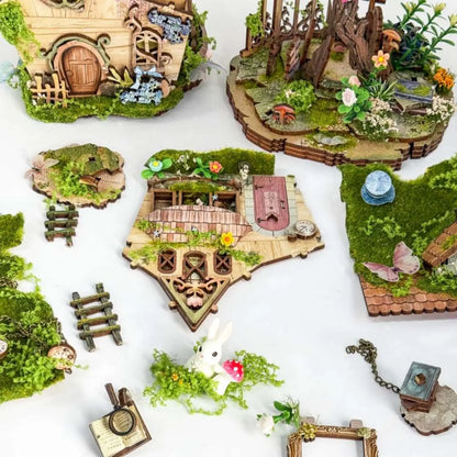 Ugeargeek Enchanted Elf Tree Cabin Building Set Ugeargeek