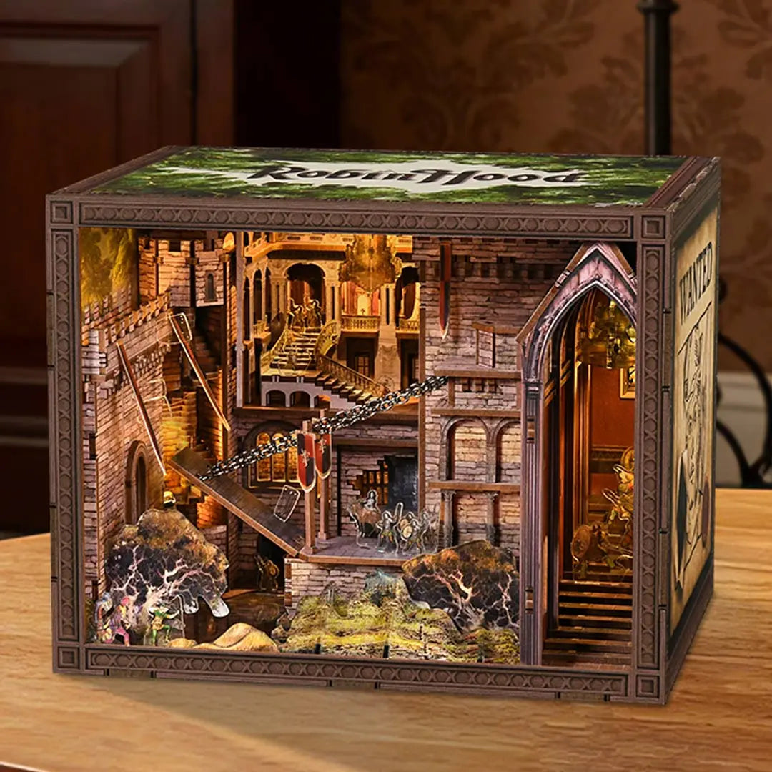 Robin Hood – The Castle’s Escape Max DIY Book Nook Kit Fifijoy