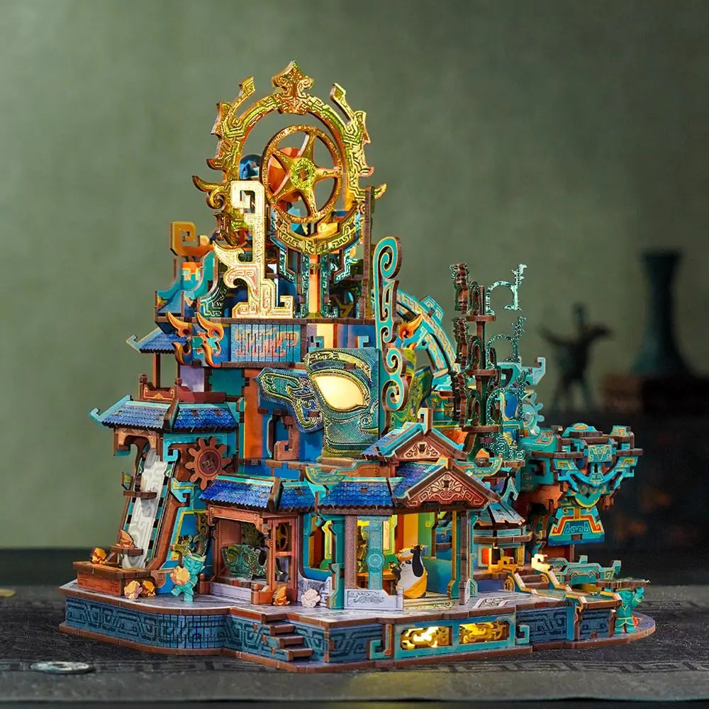 Bronze Workshop DIY Wooden Model Kit Fifijoy