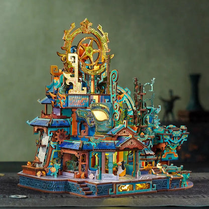 Bronze Workshop DIY Wooden Model Kit Fifijoy