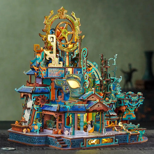 Bronze Workshop DIY Wooden Model Kit Fifijoy
