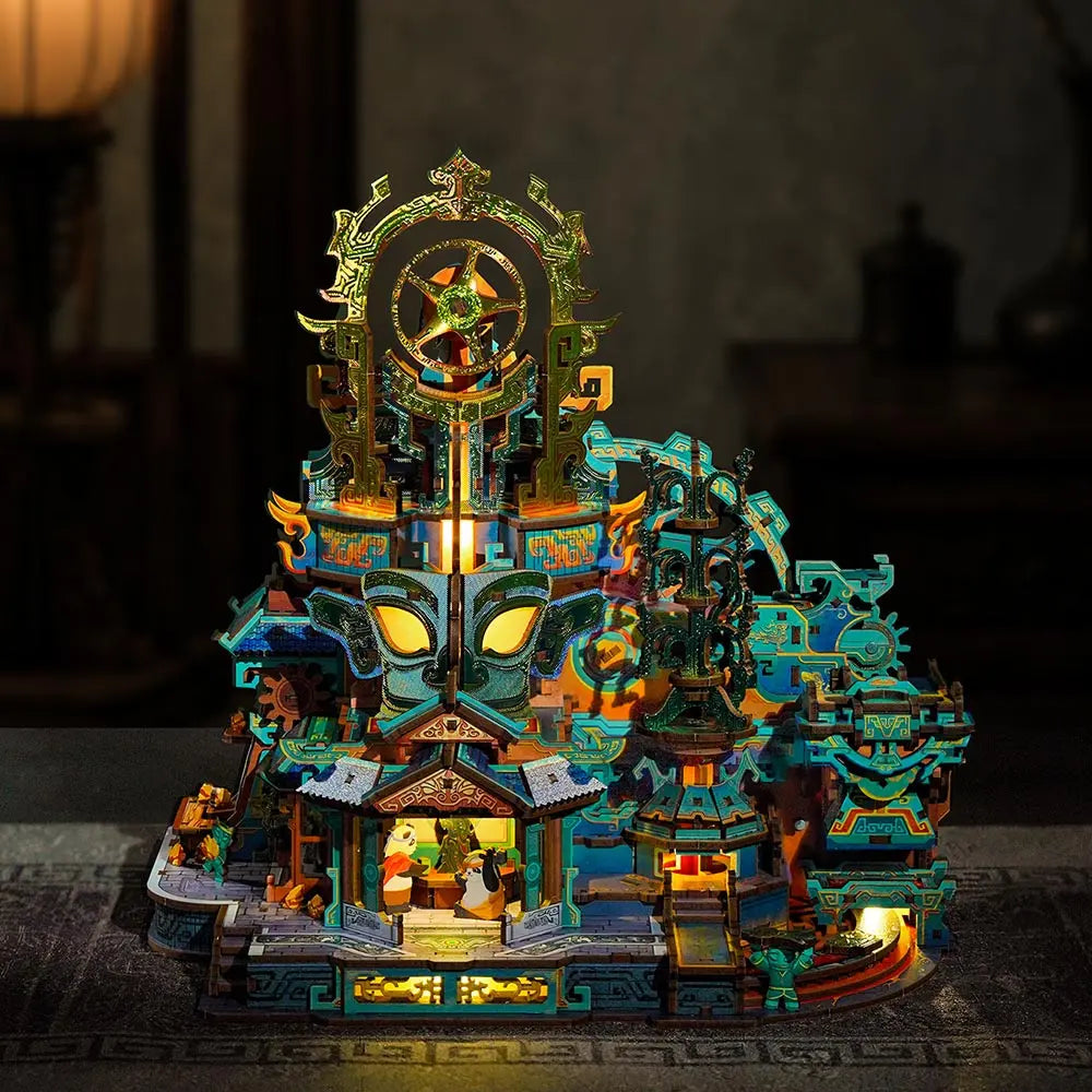 Bronze Workshop DIY Wooden Model Kit Fifijoy
