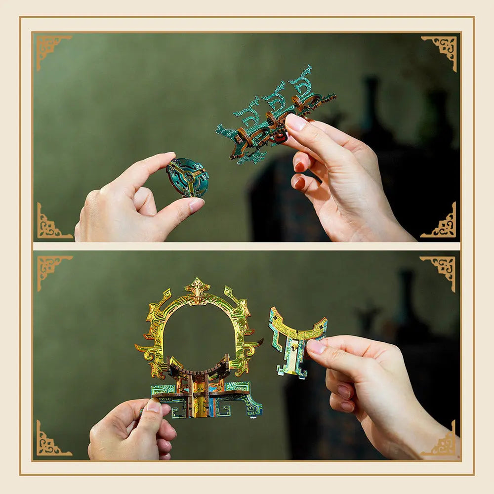 Bronze Workshop DIY Wooden Model Kit Fifijoy