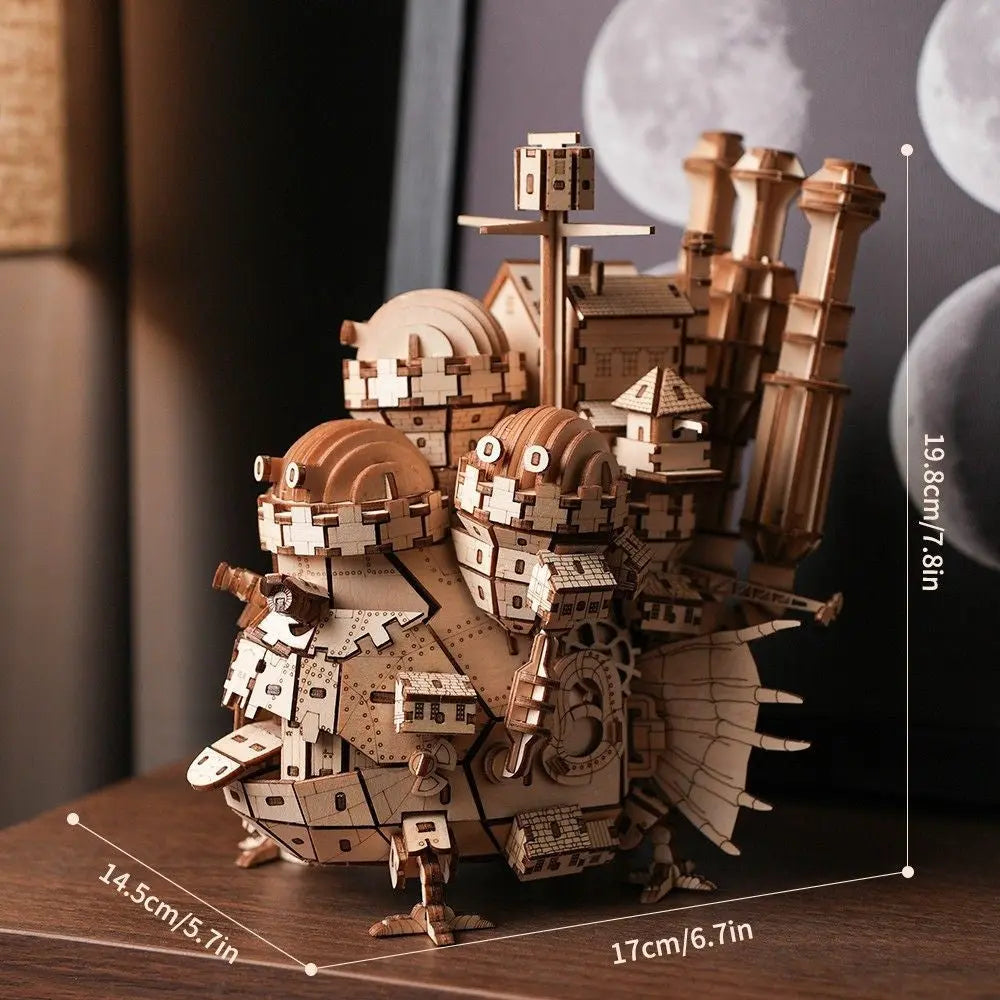 Howl's Moving Castle 3D Wooden Puzzle - Build Magical Fun – MISSIRON