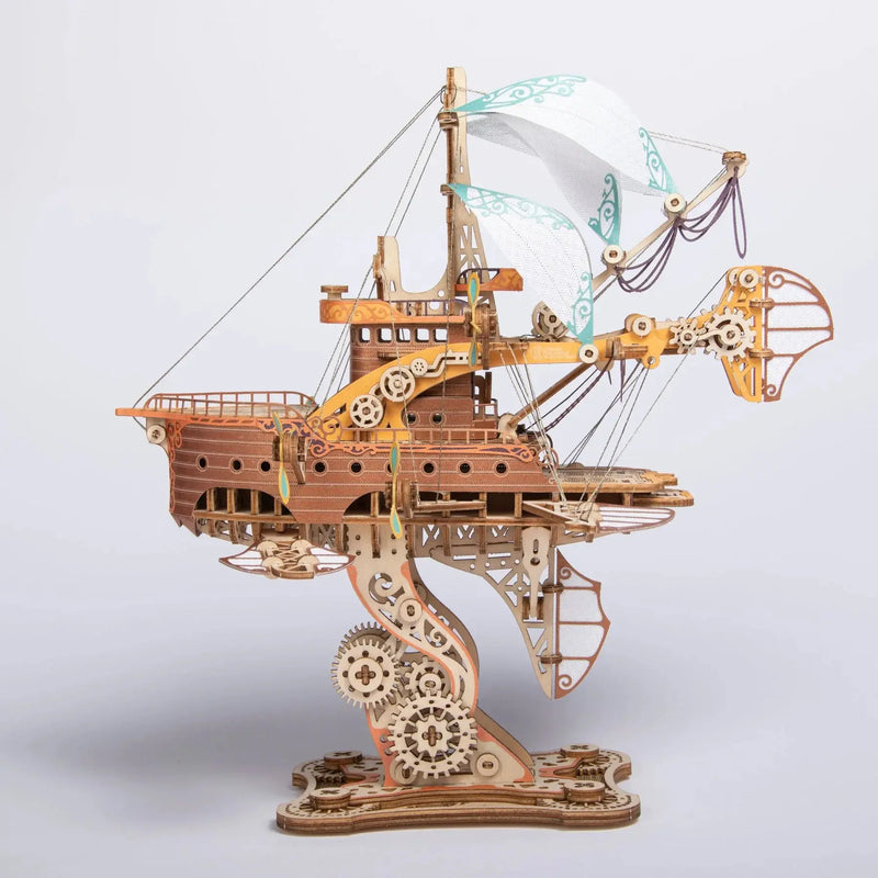 Victorian Airship 3D Wooden Puzzle MISS IRON