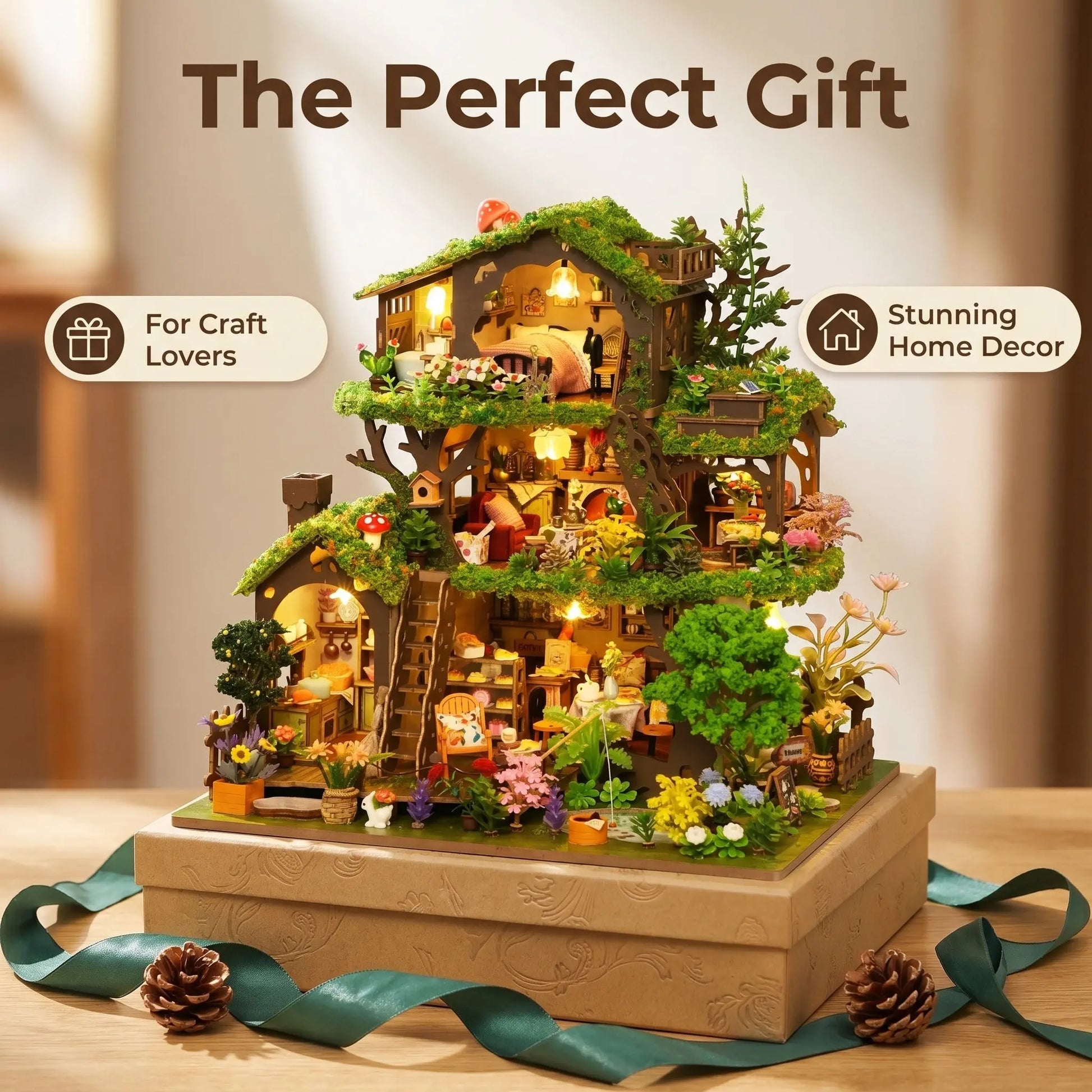 Time Treehouse DIY Miniature Kit MISS IRON