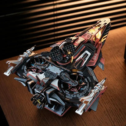 Ugeargeek Explorer 01 Cyberpunk Sci-Fi Spaceship 3D Wooden Puzzle Ugeargeek