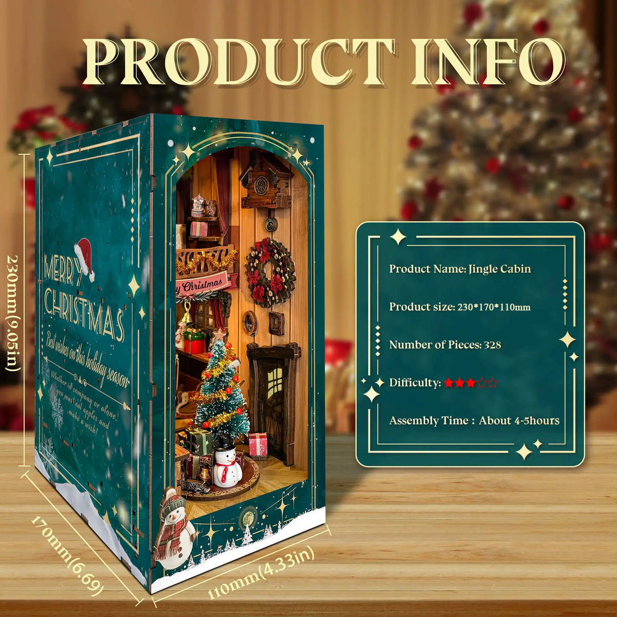 Jingle Cabin DIY Book Nook MISS IRON