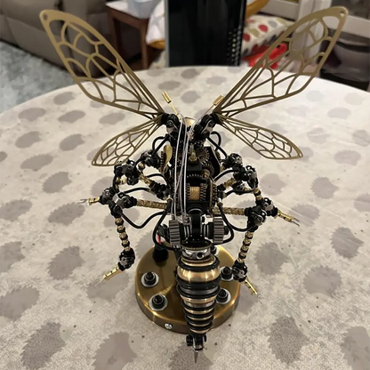 3D Metal DIY Mechanical Wasp Insects Puzzle Model Kit Assembly Jigsaw Crafts metalkitor