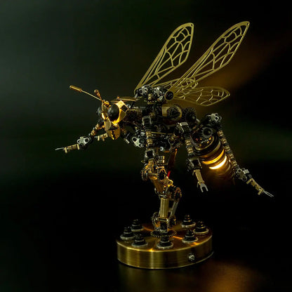 3D Metal DIY Mechanical Wasp Insects Puzzle Model Kit Assembly Jigsaw Crafts metalkitor