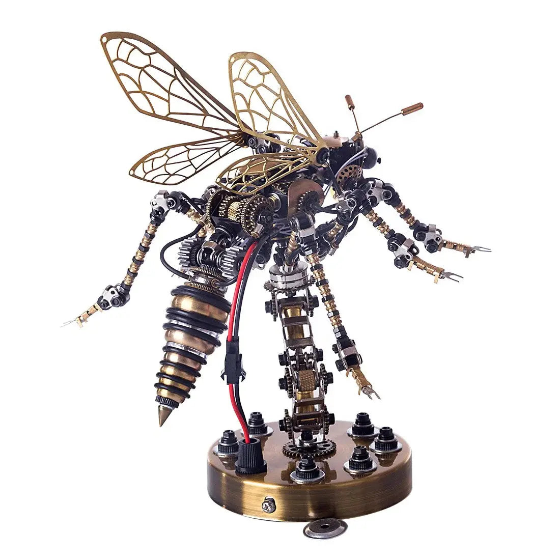 3D Metal DIY Mechanical Wasp Insects Puzzle Model Kit Assembly Jigsaw Crafts metalkitor
