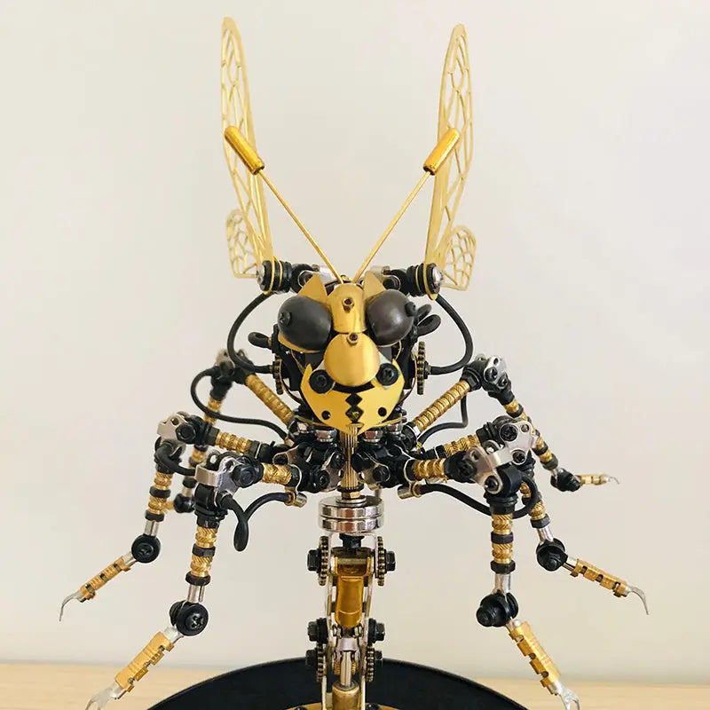 3D Metal DIY Mechanical Wasp Insects Puzzle Model Kit Assembly Jigsaw Crafts metalkitor