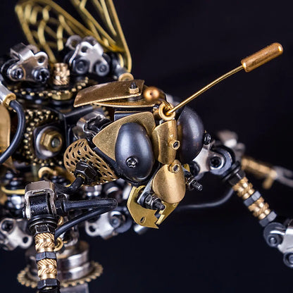 3D Metal DIY Mechanical Wasp Insects Puzzle Model Kit Assembly Jigsaw Crafts metalkitor