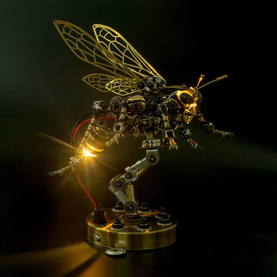 3D Metal DIY Mechanical Wasp Insects Puzzle Model Kit Assembly Jigsaw Crafts metalkitor
