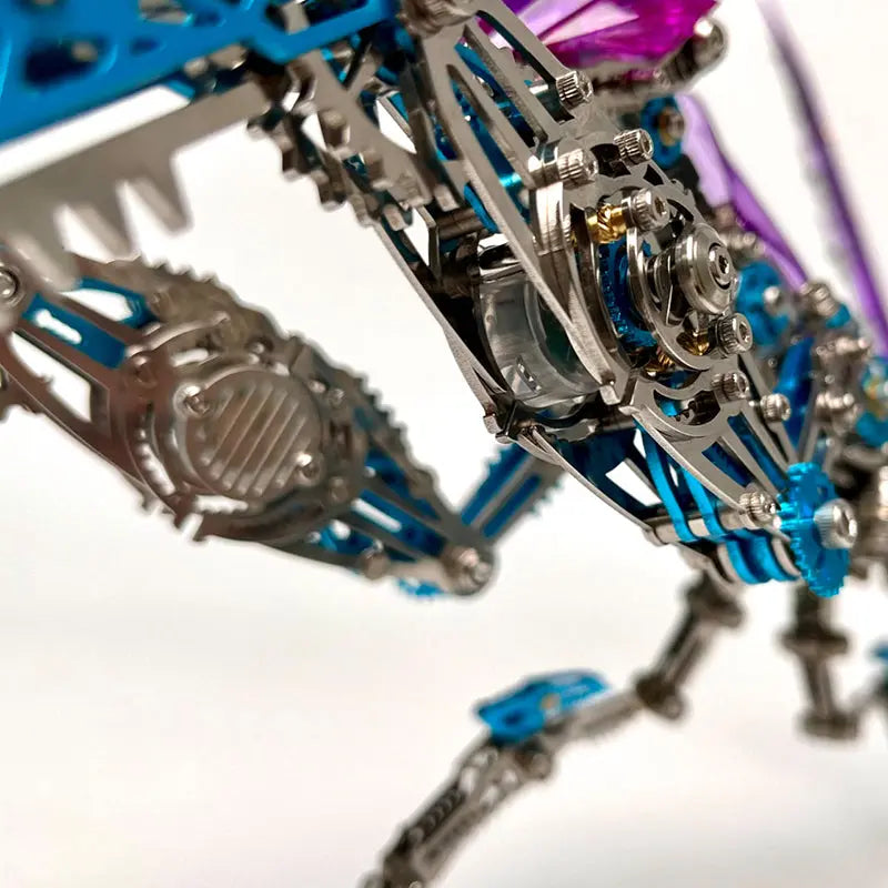 3D Metal Mechanical Mantis 1200PCS Puzzle Model Kit Insect Series MISS IRON