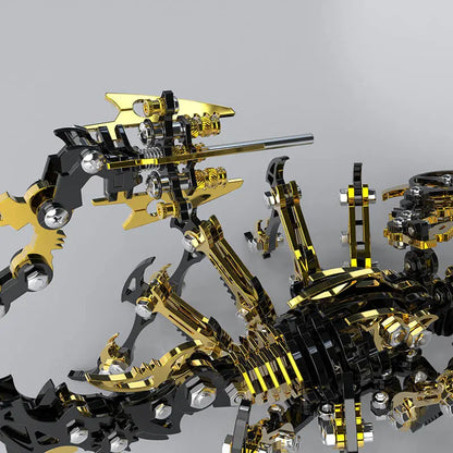 3D Scorpion Black Gold Metal puzzle Model Colorful Kit MISS IRON