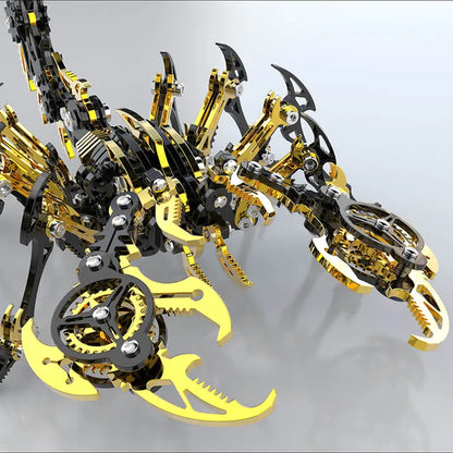 3D Scorpion Black Gold Metal puzzle Model Colorful Kit MISS IRON