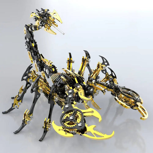 3D Scorpion Black Gold Metal puzzle Model Colorful Kit MISS IRON