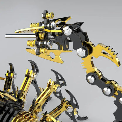 3D Scorpion Black Gold Metal puzzle Model Colorful Kit MISS IRON