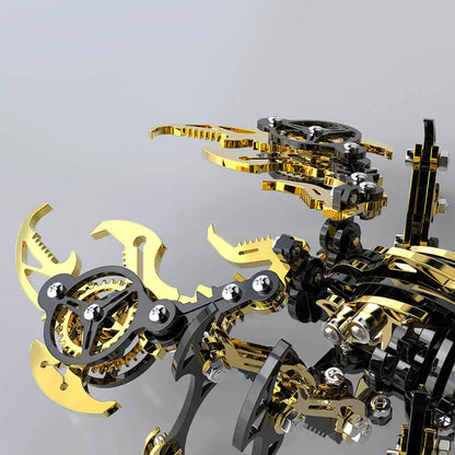 3D Scorpion Black Gold Metal puzzle Model Colorful Kit MISS IRON