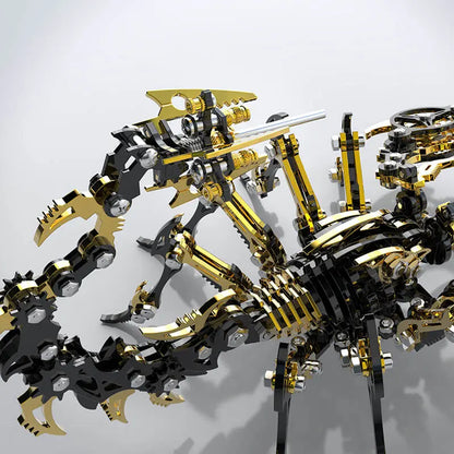 3D Scorpion Black Gold Metal puzzle Model Colorful Kit MISS IRON
