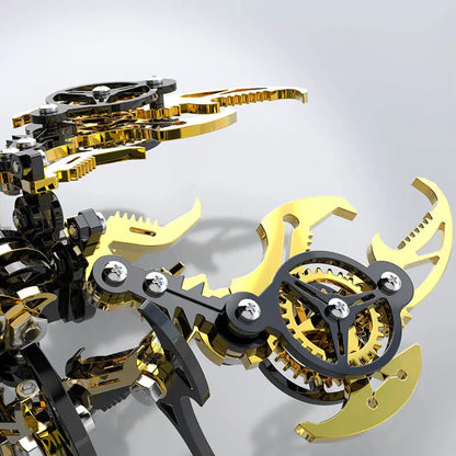 3D Scorpion Black Gold Metal puzzle Model Colorful Kit MISS IRON