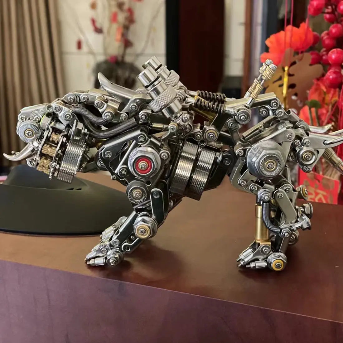 Bengal Tiger 3D Metal Assembly Model Kits 700+ Pieces Create an Animal Series metalkitor