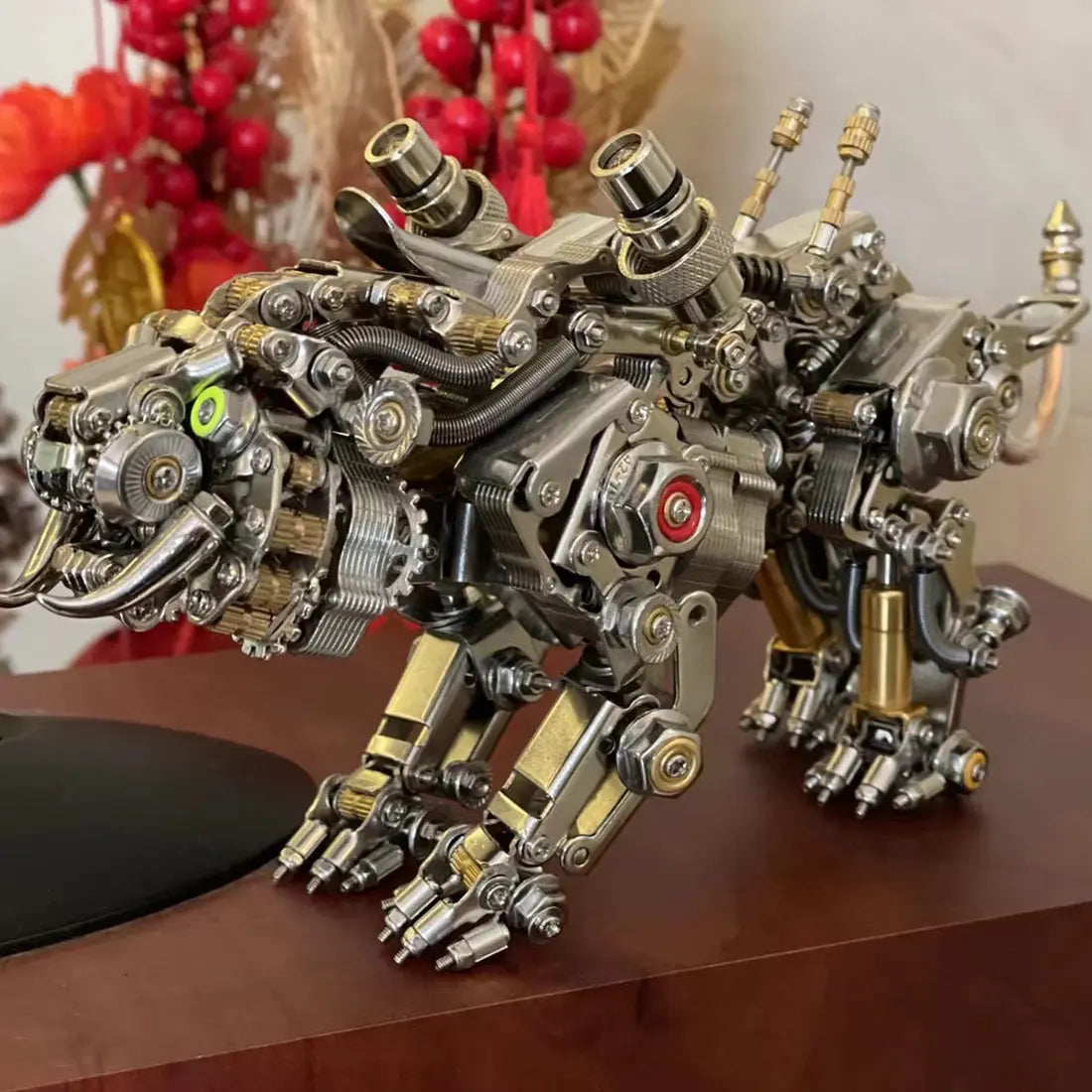 Bengal Tiger 3D Metal Assembly Model Kits 700+ Pieces Create an Animal Series metalkitor