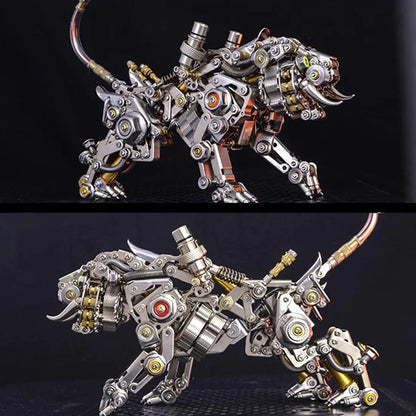 Bengal Tiger 3D Metal Assembly Model Kits 700+ Pieces Create an Animal Series metalkitor
