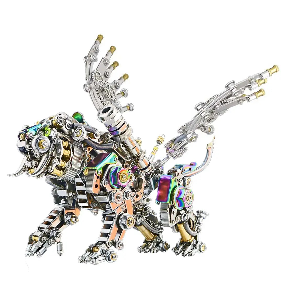 Bengal Tiger 3D Metal Assembly Model Kits 700+ Pieces Create an Animal Series metalkitor