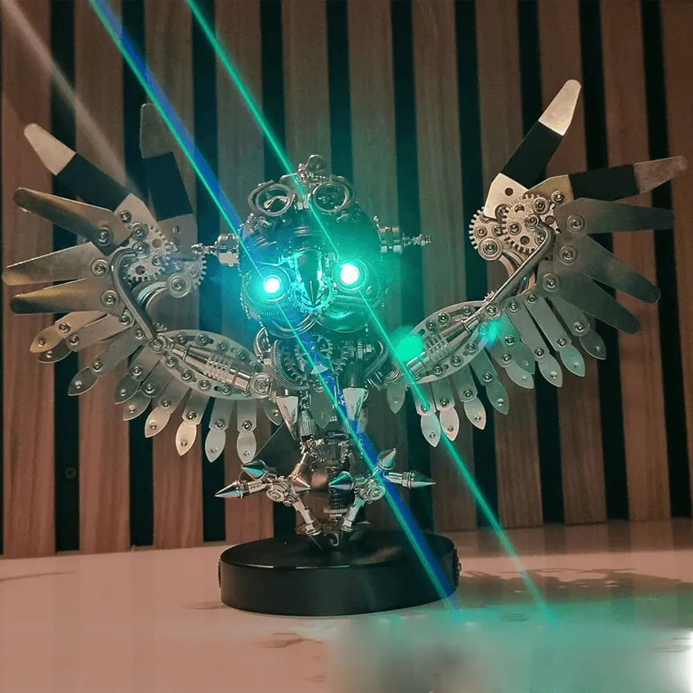 Owl Steampunk 3D Metal Puzzle Kit Animal Series for Adults metalkitor