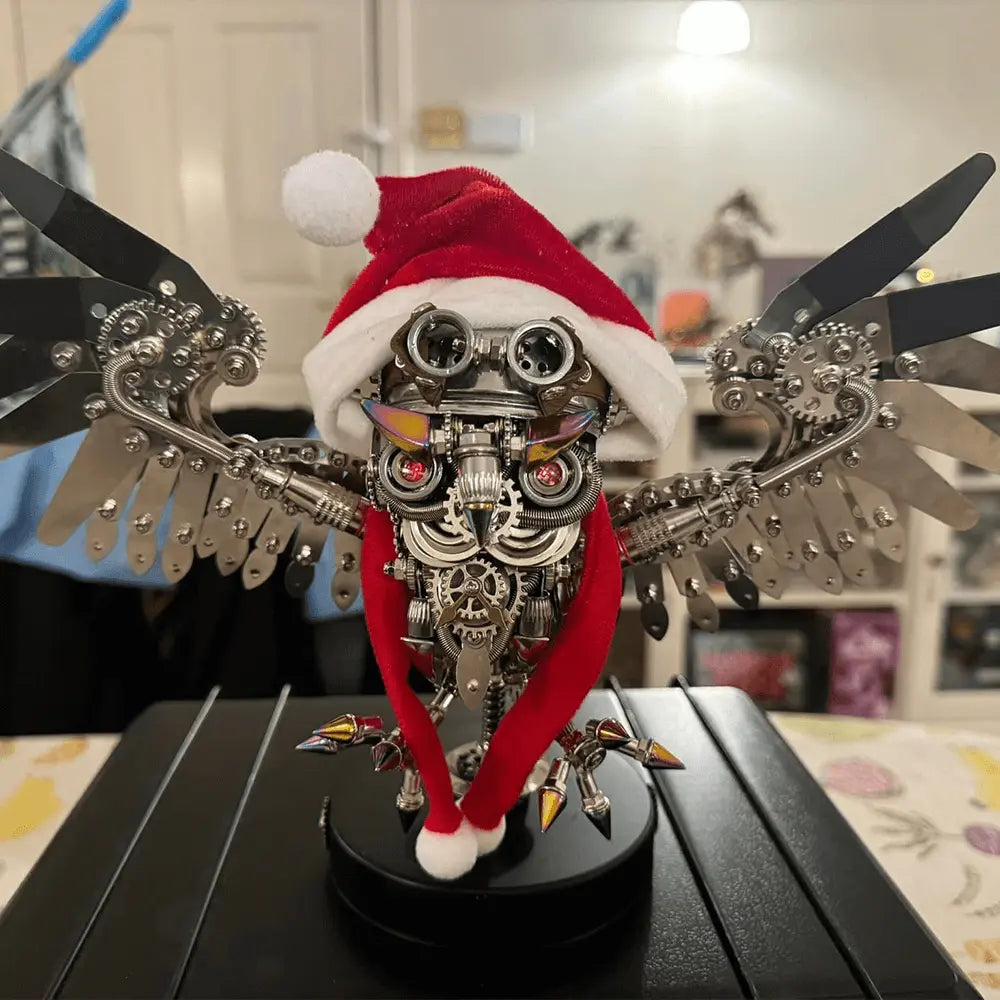 Owl Steampunk 3D Metal Puzzle Kit Animal Series for Adults metalkitor