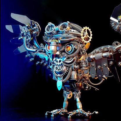 Owl Steampunk 3D Metal Puzzle Kit Animal Series for Adults metalkitor