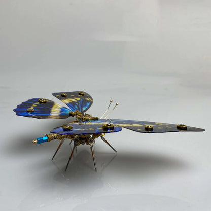 Steampunk 3D metal puzzle Goddess of Light Butterfly model kit MISS IRON