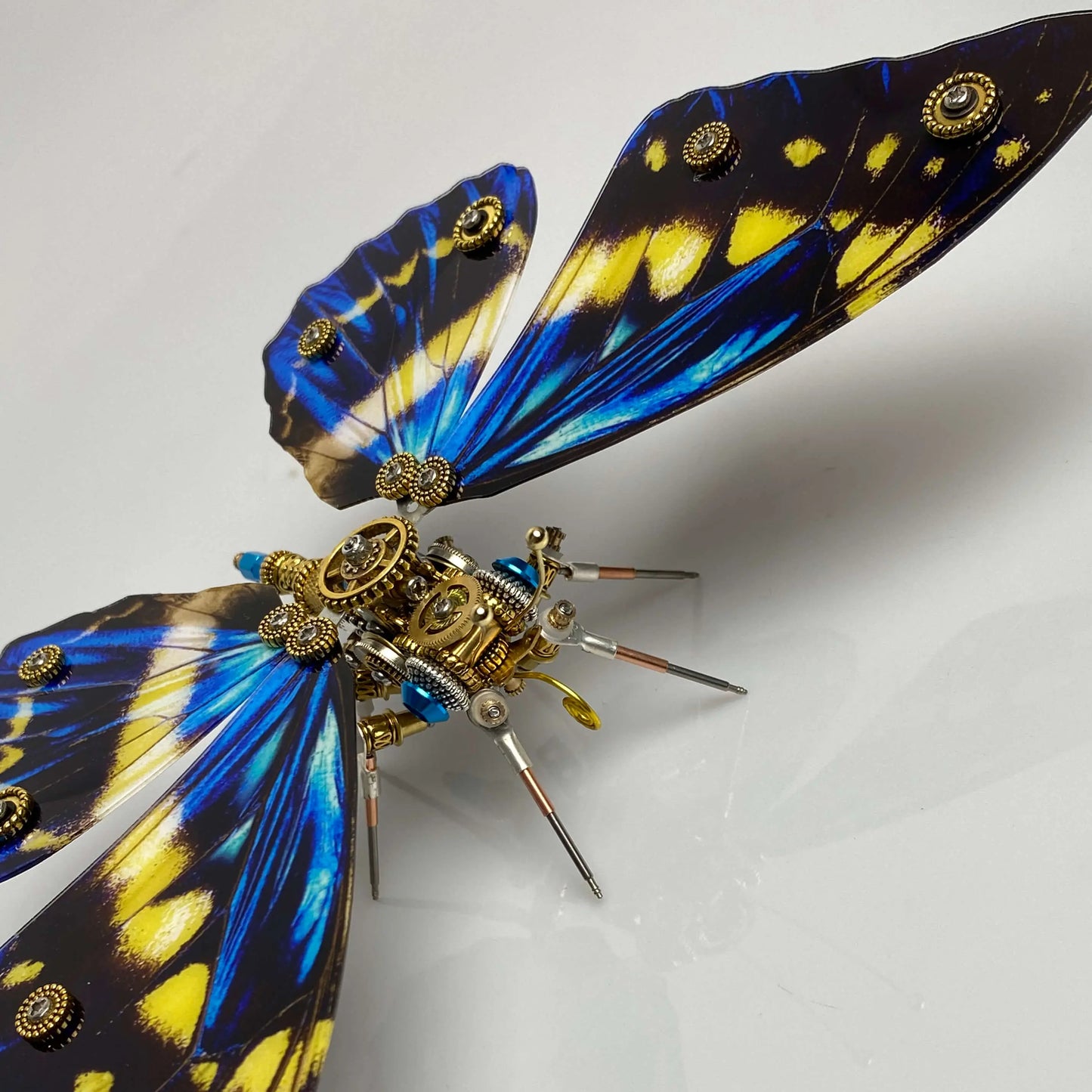 Steampunk 3D metal puzzle Goddess of Light Butterfly model kit MISS IRON