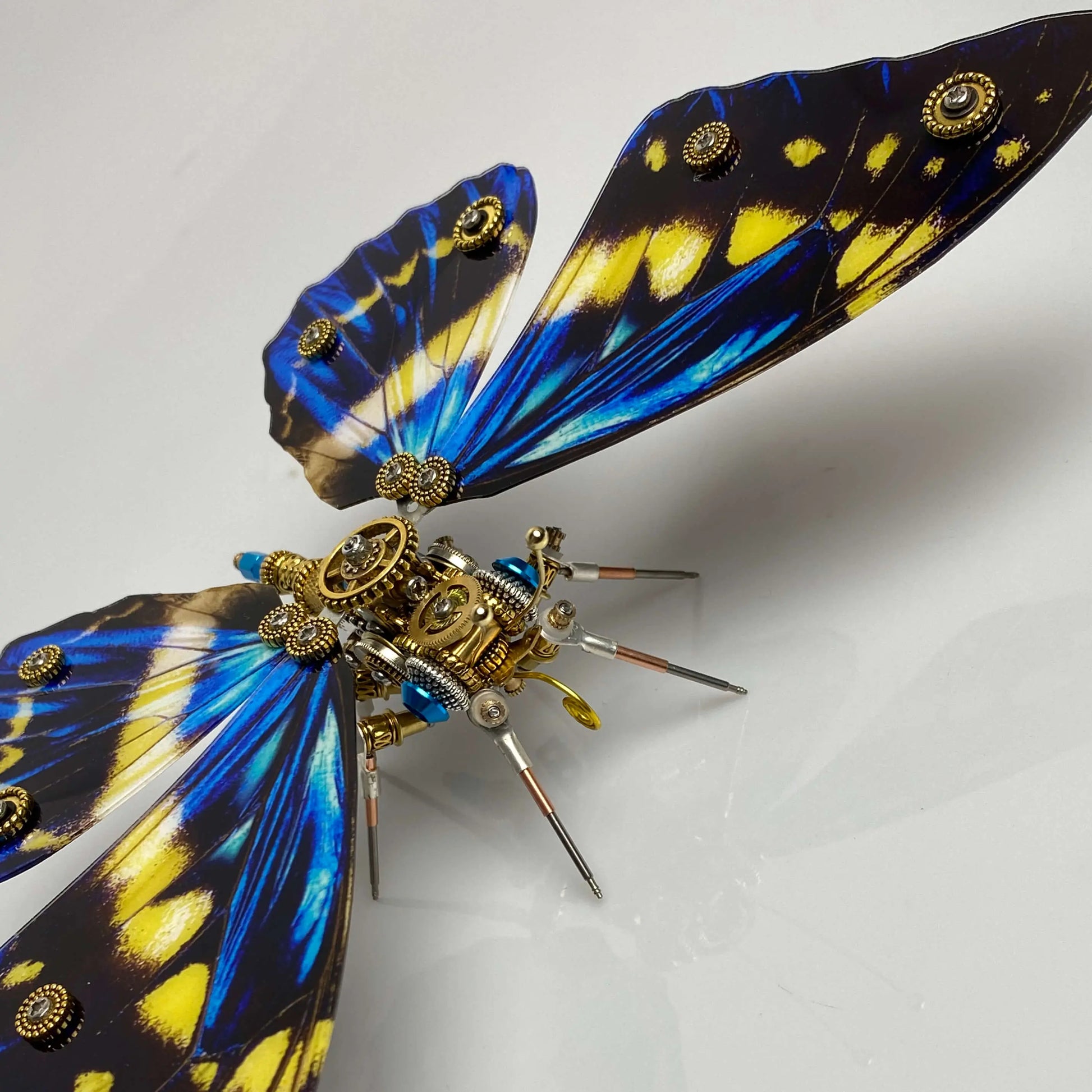 Steampunk 3D metal puzzle Goddess of Light Butterfly model kit MISS IRON